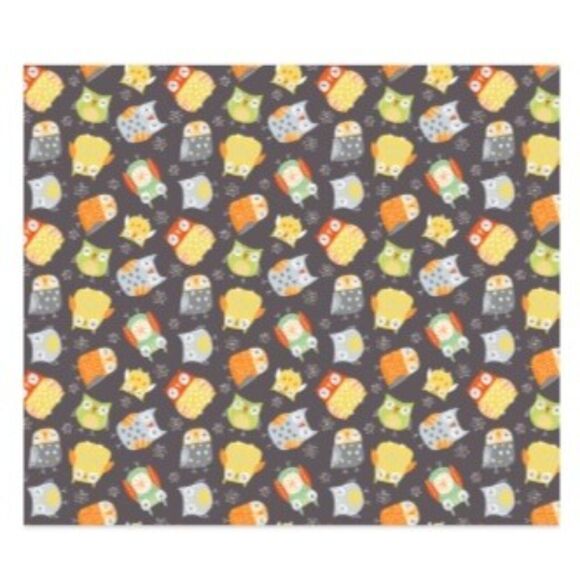 NEW Create It Fat Quarter 18"x21" Cotton Baby Owls Precut Fabric MD-G-PC676 - Picture 5 of 10